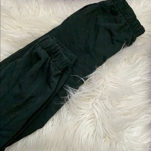 Navy green, sweat pants